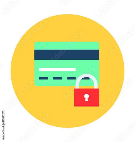 Card Security Vector Icon