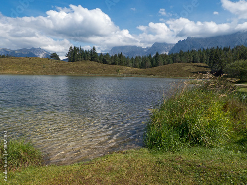 Landschaftsidyll am Wildensee in Oberbayern photo