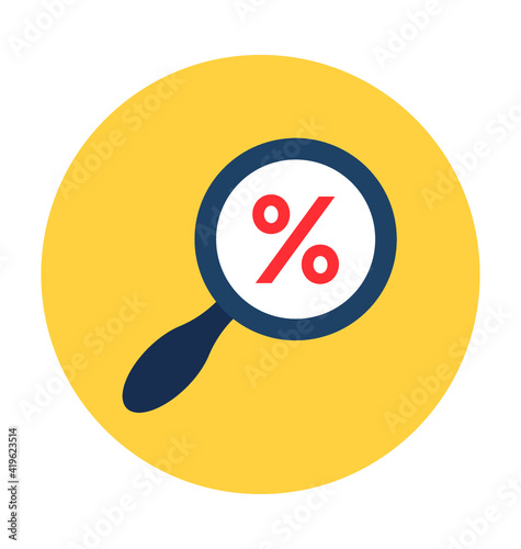 Free Download Searching Discount Vector Icon - GFXLoad