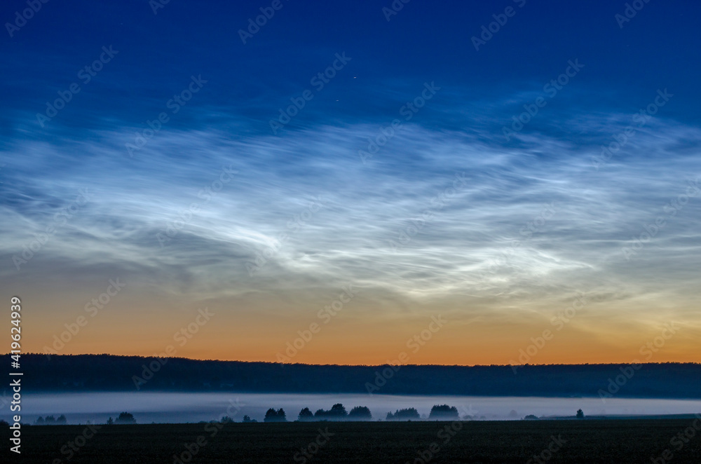 noctilucent clouds серебристые облака noctilucent clouds серебристые облака