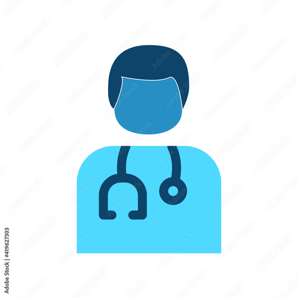 Illustration Vector graphic of doctor icon Illustration Vector graphic of doctor icon