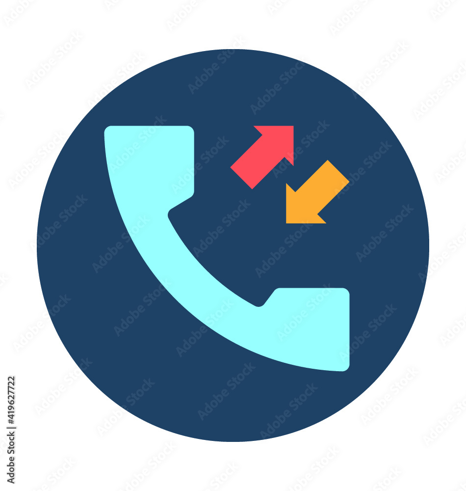 Calling Vector Illustration