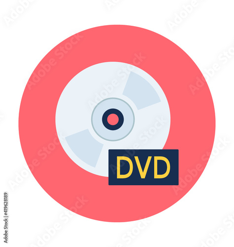 DVD Vector Illustration