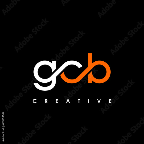 GCB Letter Initial Logo Design Template Vector Illustration