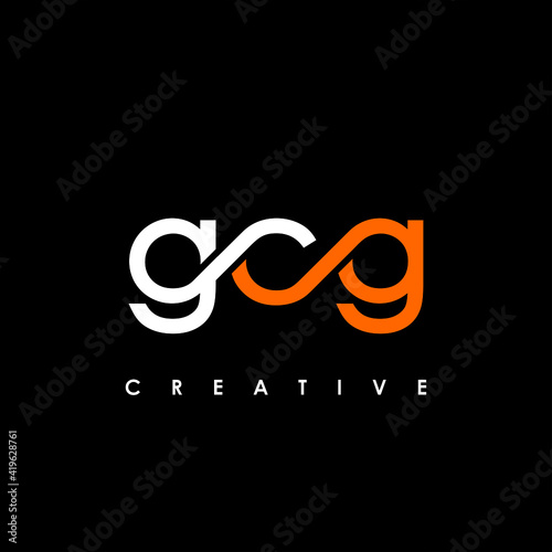 GCG Letter Initial Logo Design Template Vector Illustration photo