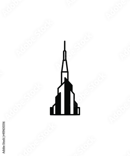 world tallest building icon,vector best flat icon.