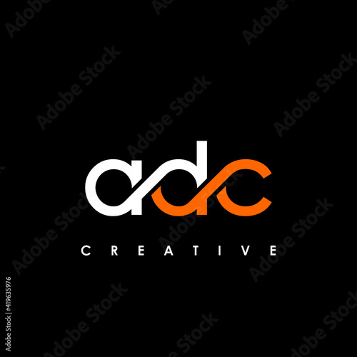 ADC Letter Initial Logo Design Template Vector Illustration photo