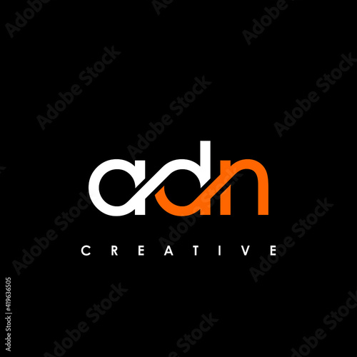 ADN Letter Initial Logo Design Template Vector Illustration