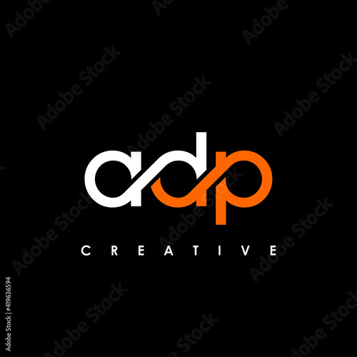 ADP Letter Initial Logo Design Template Vector Illustration photo