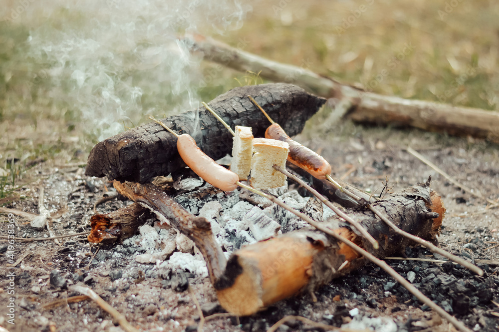 barbecue on the grill