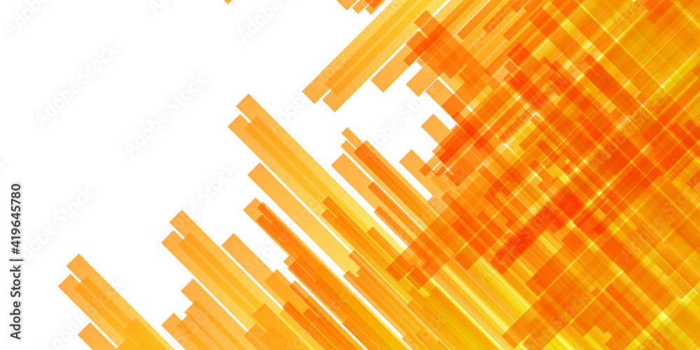 Abstract orange geometric vector background, can be used for cover design, poster, advertising