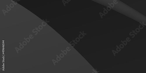 Simple 3d abstract black background with grey stripes