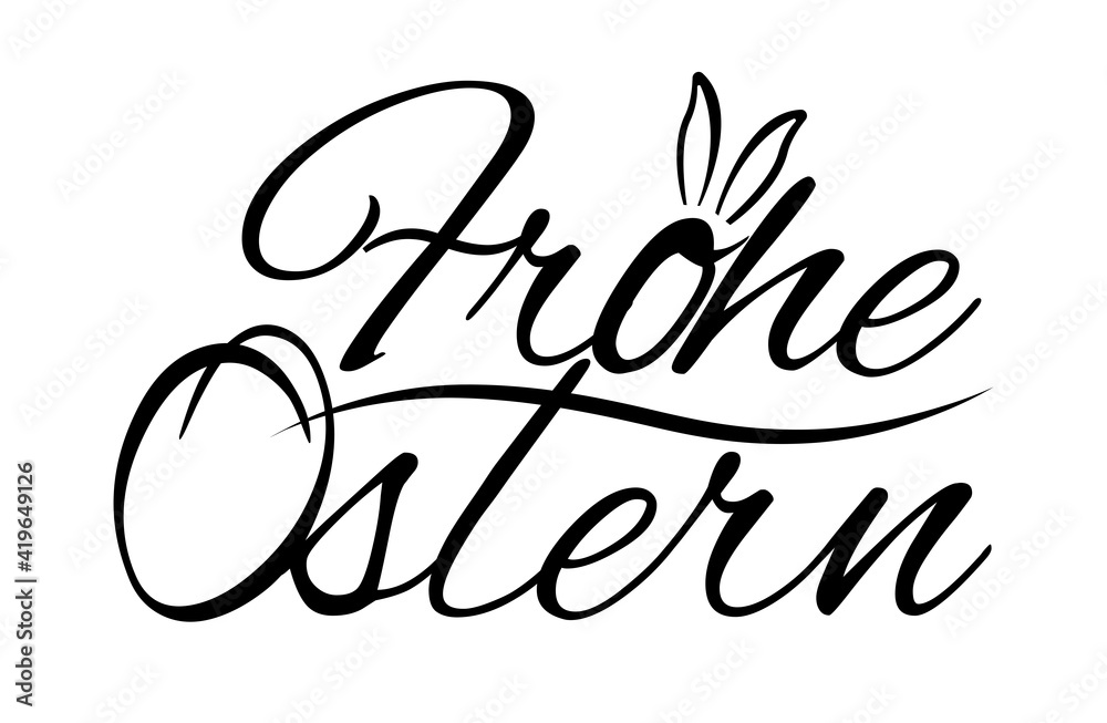 Fototapeta premium Frohe Ostern