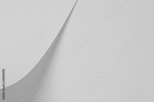 White paper background