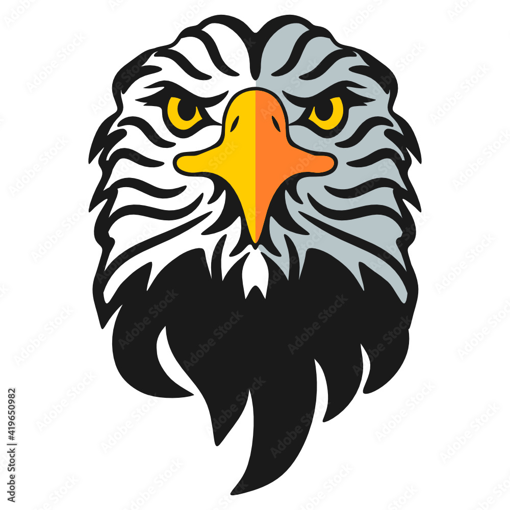 Obraz premium eagle head vector