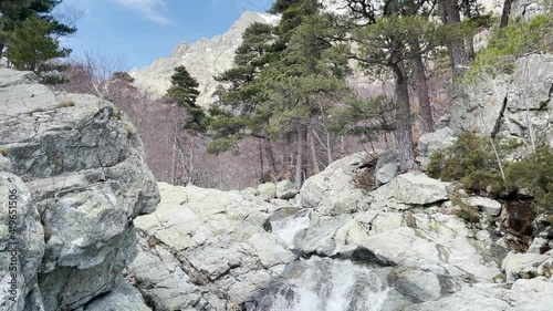 Cascades des Anglais à Vizzavona, en Corse