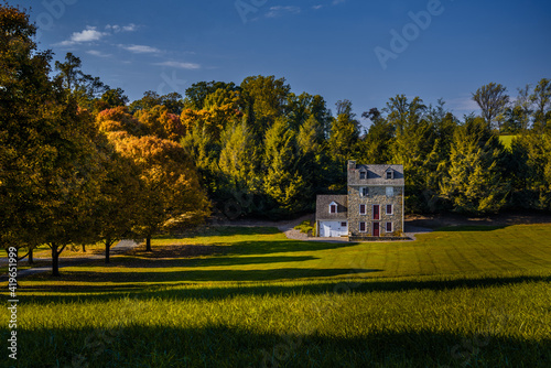 old house in the autumn