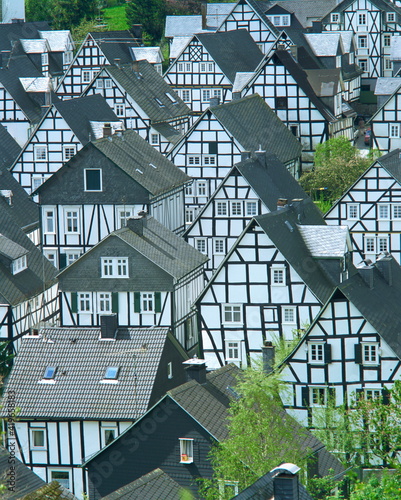 Timbered houses in Freudenburg, Westfalen