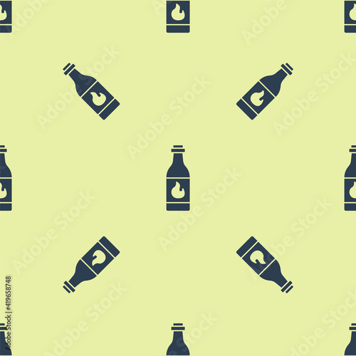 Black Tabasco sauce icon isolated on white background. Chili cayenne spicy pepper sauce. Set icons colorful. Vector.