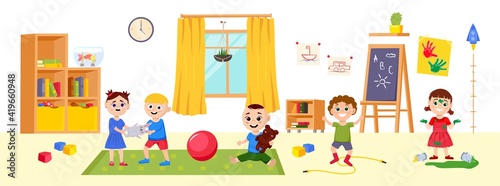 Children in a kindergarten