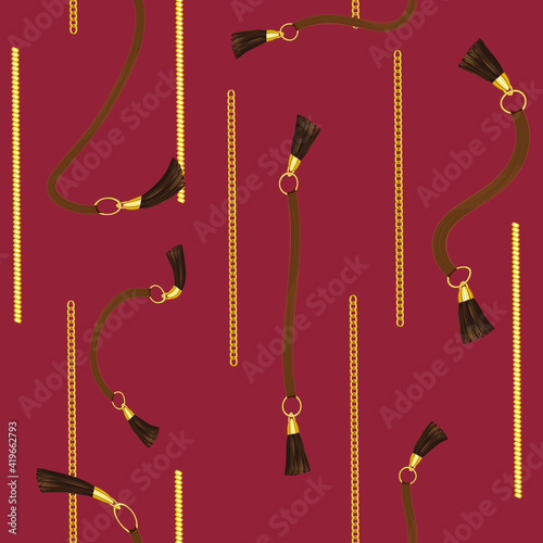 seamless pattern with chains