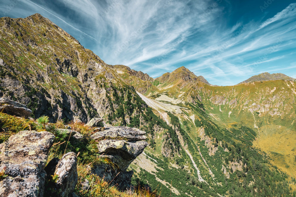 Obraz premium Grosser Bosenstein summit in summer