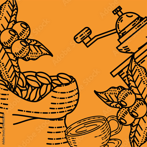 coffee grinder sketch