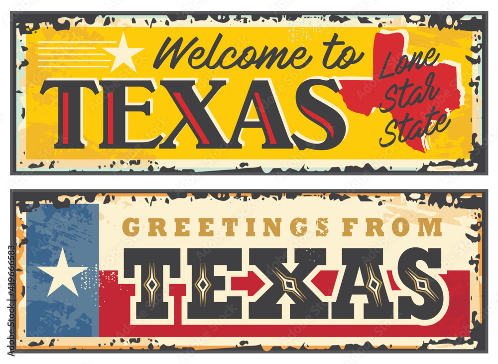 Vintage Tin Sign Collection With America State Arkansas Louisiana  Mississippi Retro Souvenirs Or Postcard Templates On Rust Background  American Flag Stars Stock Illustration - Download Image Now - iStock