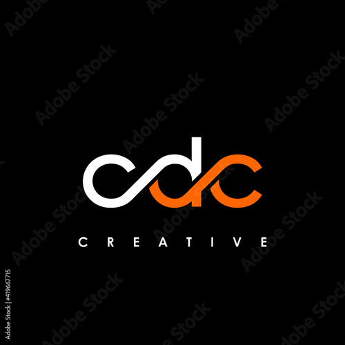 CDC Letter Initial Logo Design Template Vector Illustration photo