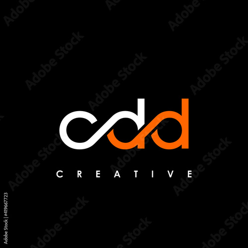 CDD Letter Initial Logo Design Template Vector Illustration
