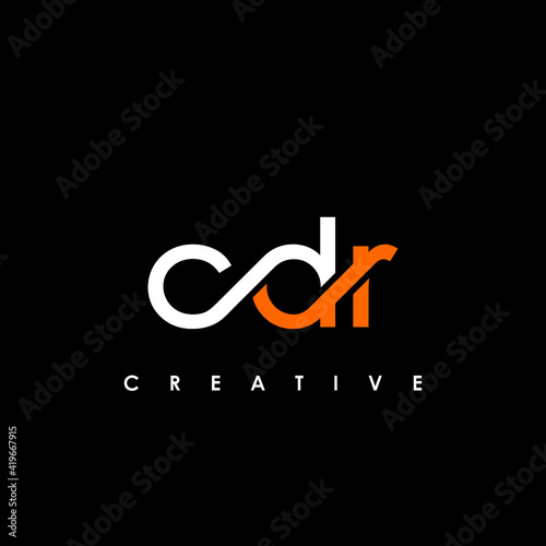 CDR Letter Initial Logo Design Template Vector Illustration