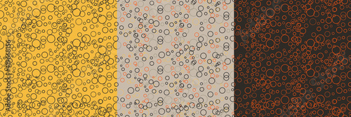 Seamless vector pattern with a lot of multi-colored little bubbles. Print for packaging design, fabric, textile, wrapping paper
