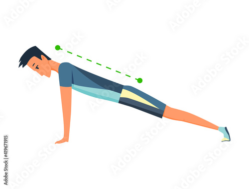 Posture and ergonomics. Correct alignment of human body posture for good personality and healthy of spine and bone. Healthy natural posture at sport