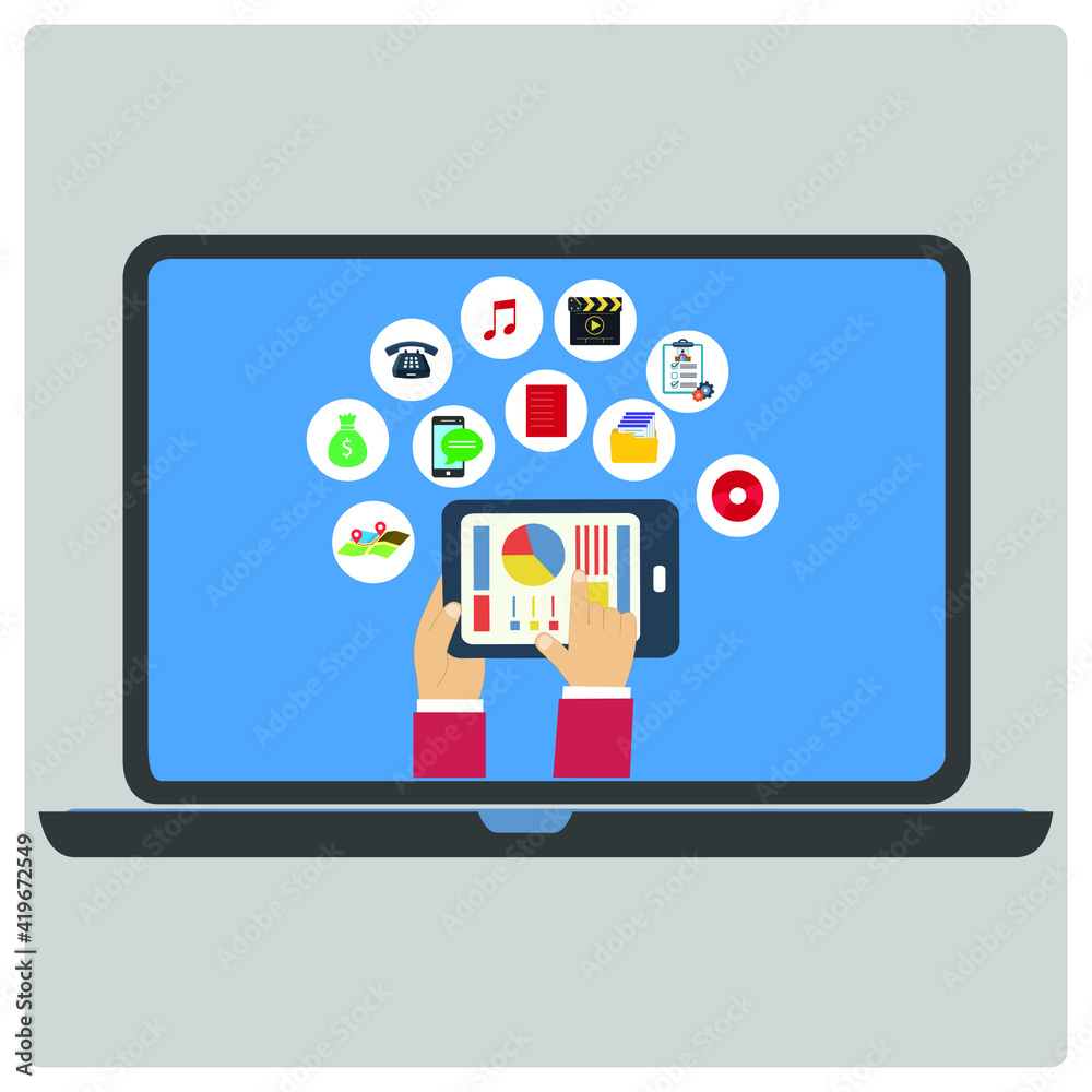 Vector illustration for Communication Methods EPS10 Vector illustration for Communication Methods EPS10