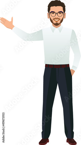 Young handsome Arab businessman from the gulf region
