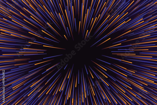 speed of light blue and yellow background 