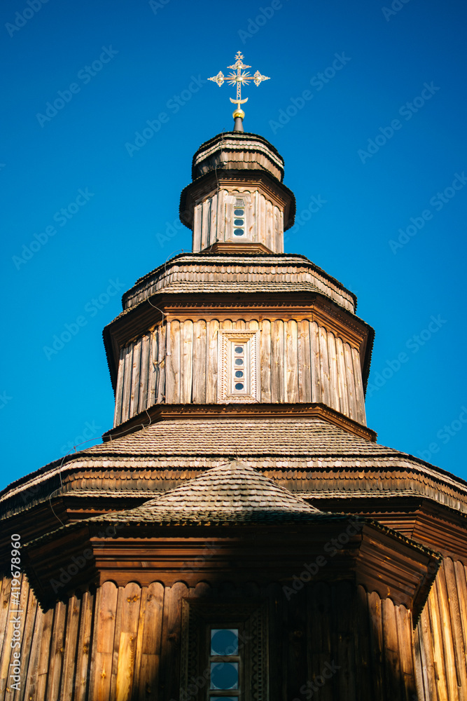old wood church