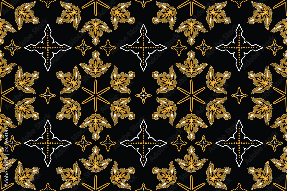 Seamless pattern with abstract geometric vector Seamless pattern with abstract geometric vector