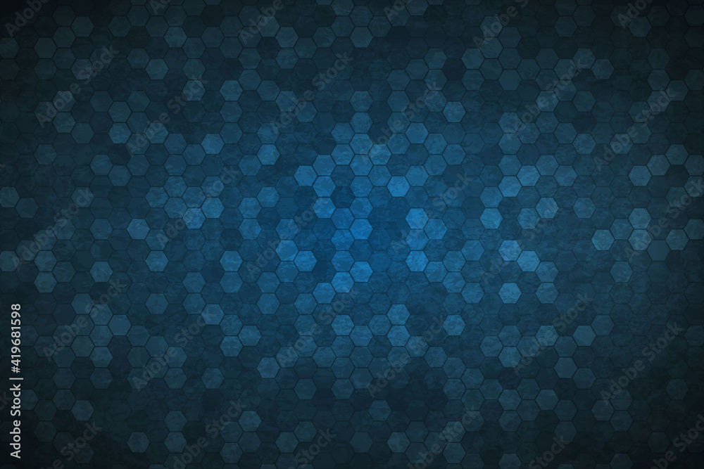 Hexagon Abstract Background Blue Hexagon Abstract Background Blue