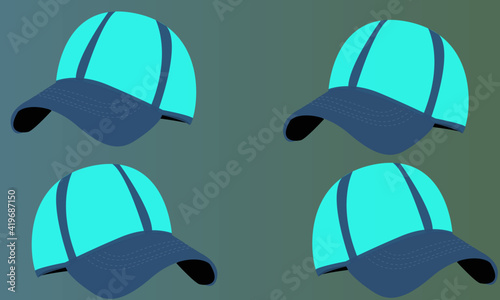 set of caps