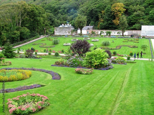 View of Kylemore Gardens of Ireland photo