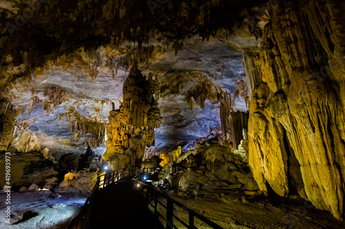 Beautiful Paradise Cave in Vietnam