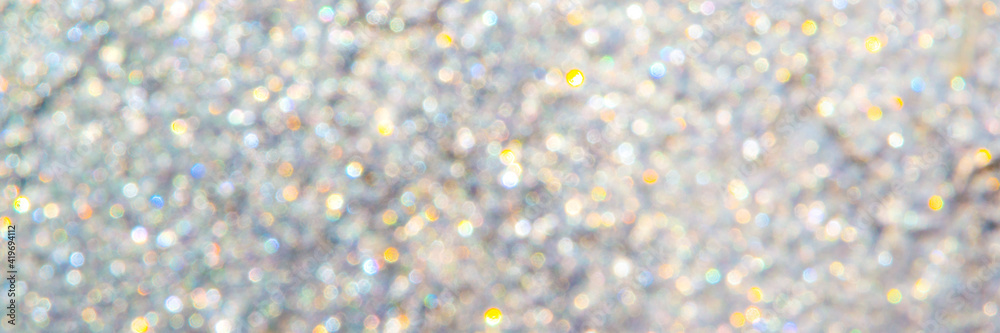 Obraz premium bokeh background with soft light: defocused multiple colorful lights