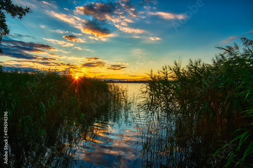 Sonnenuntergang am Hemmelsdorfer See