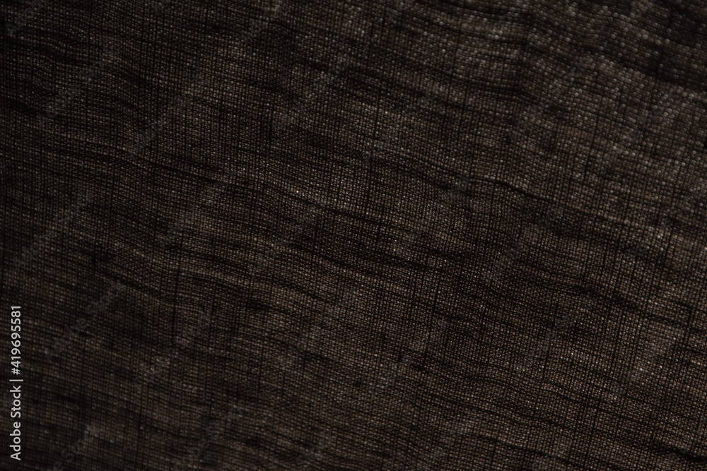 abstract rough dark background linen natural fabric, short focus abstract rough dark background linen natural fabric, short focus