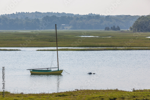 USA, Massachusetts, Cape Ann, Essex. Village of Conomo Point.
