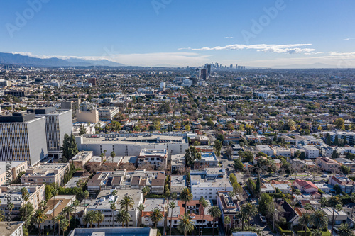 Aerial Views of Hollywood and Beverly Hills