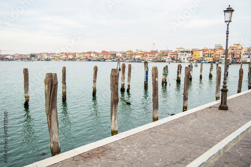 View on the port of Chioggia, Veneto - Italy