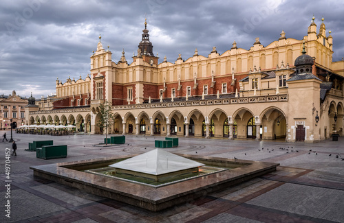 Cloth Hall (Sukiennice) on Main Square in Krakow, Poland