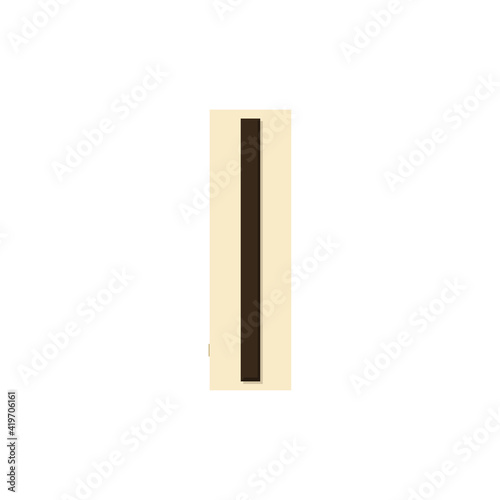 US armed forces army rank chef warrant officer isolated icon. Vector US armed forces sign, coast guard, marine corps and navy stripe on uniform. Insignia military ranking of non commissioned officer